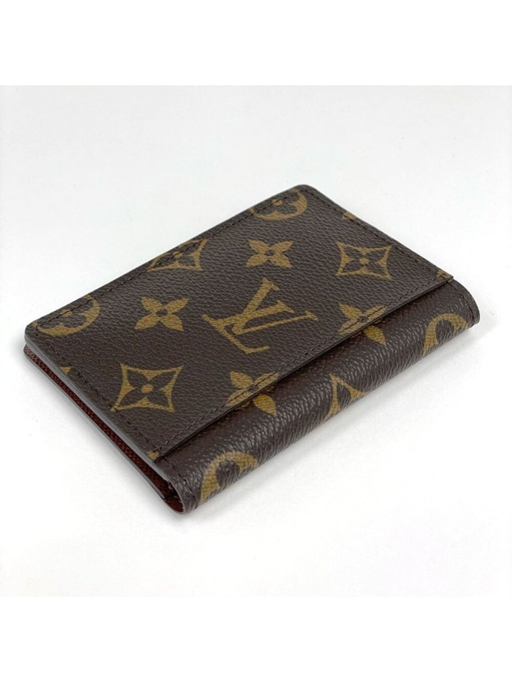Louis Vuitton Card Case Pass Vertical Monogram Brown - Picture 2 of 6